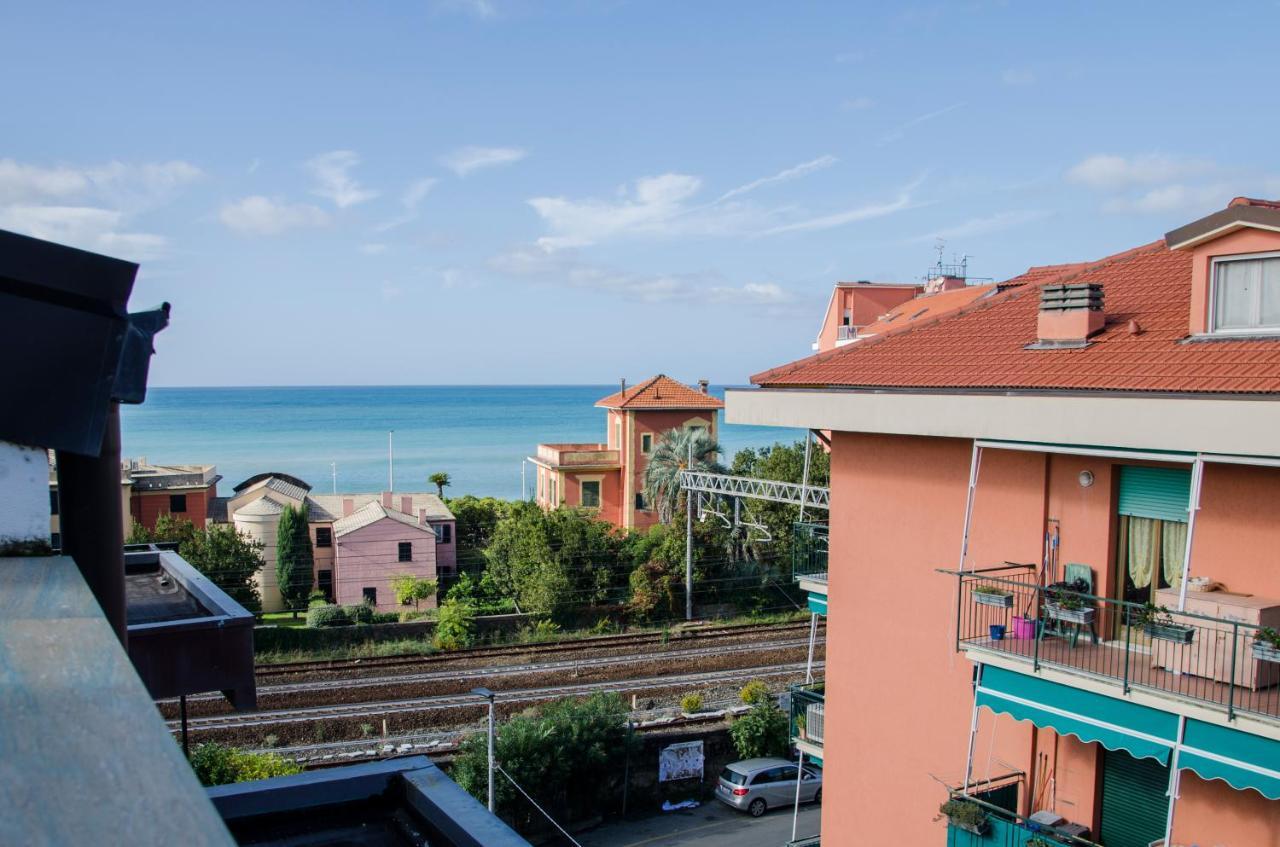 009 - Attico Sant'Anna Vista Mare 150M Dalla Spiaggia Con Terrazza Privata Apartment เซสตรี เลวานเต ภายนอก รูปภาพ